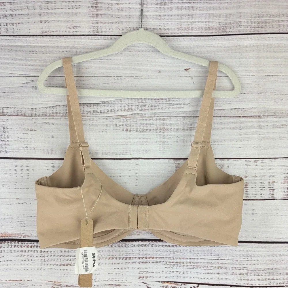 SKIMS Kim Kardashian Fits Everybody Unlined Demi Tshirt Bra 36D NWT Clay $46 - Picture 5 of 8